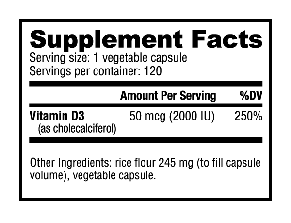 VITAMIN D-3 (5000IU)