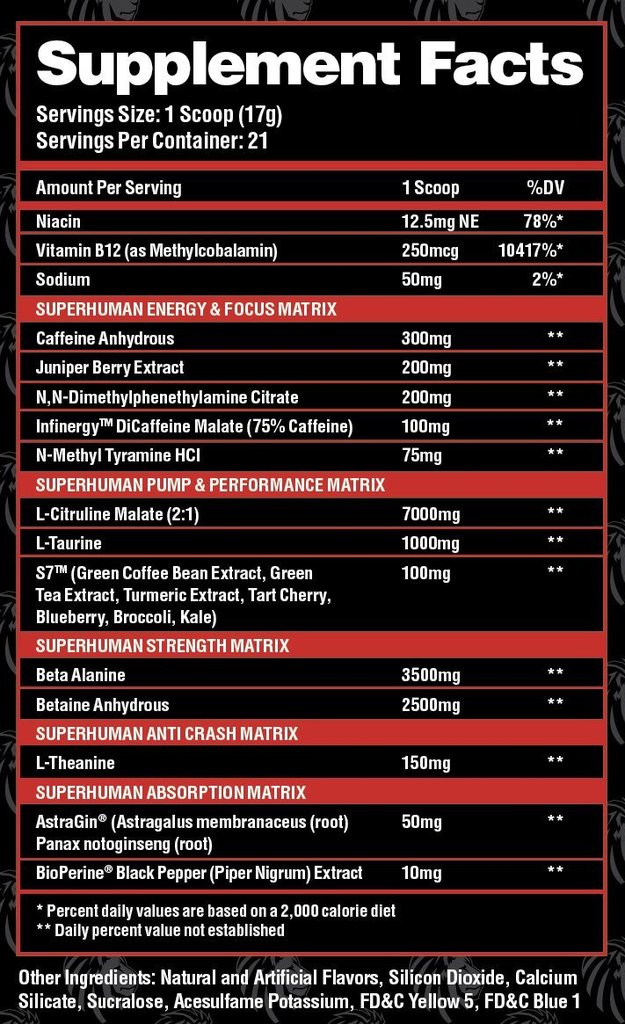 SUPER HUMAN SUPREME PRE