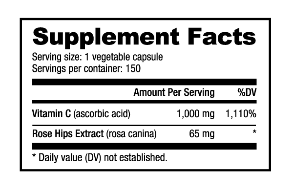 VITAMIN C & ROSEHIPS BIOFLAVONOIDS
