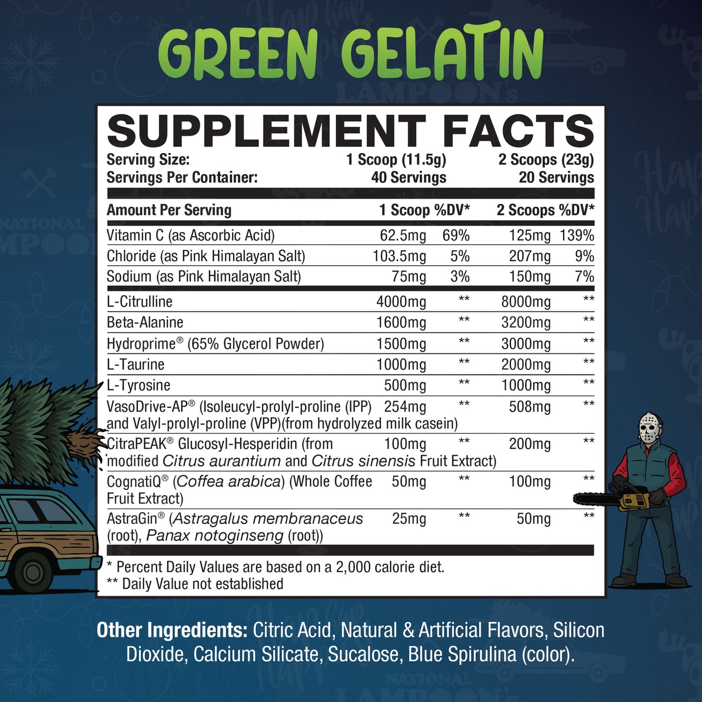 HYDRAULIC GREEN GELATIN AXE&SLEDGE